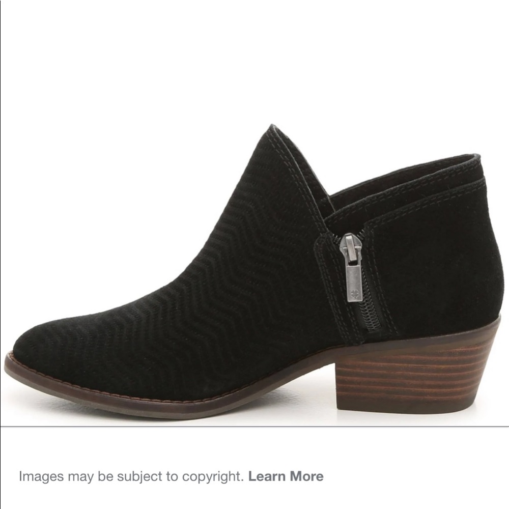 Lucky brand black Fhuna booties size 8 brand new with tags!